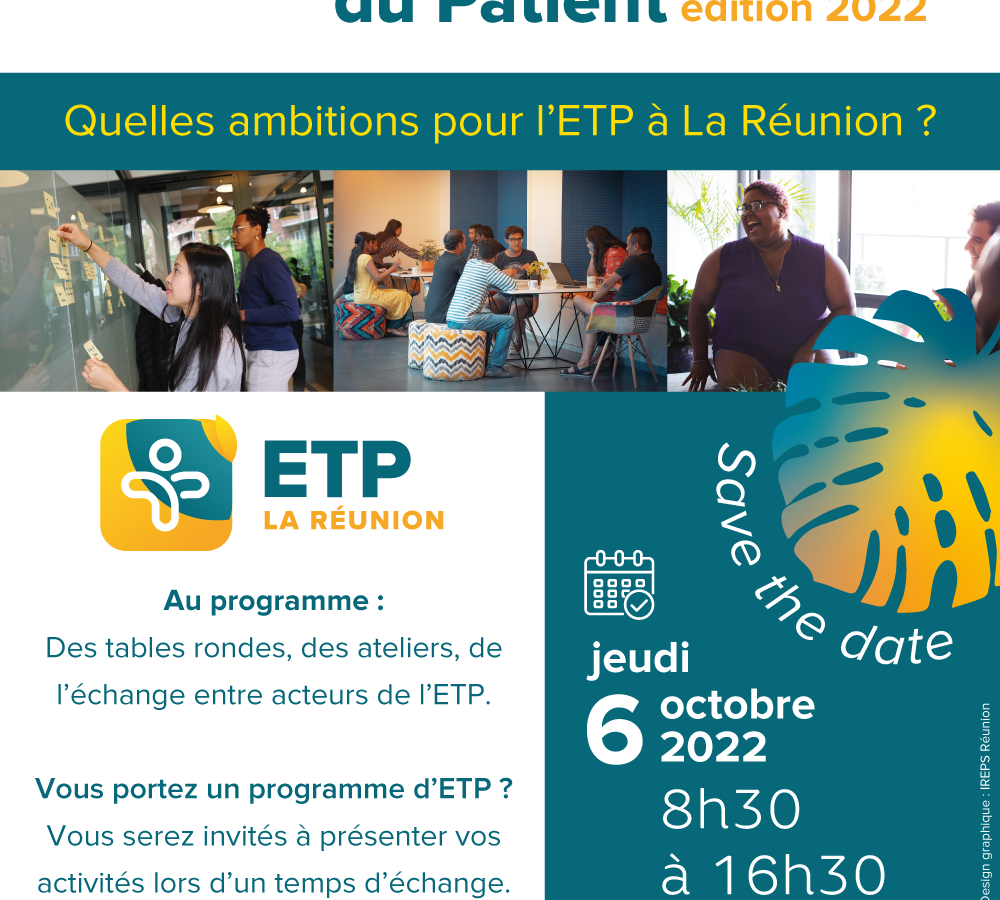 Journée Régionale de l'ETP édition 2022 - Incrivez-vous !